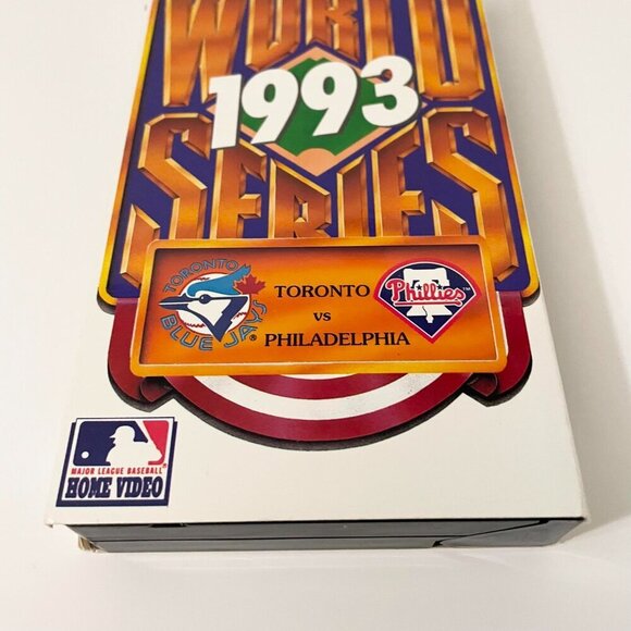 World Series 1993 Toronto Blue Jays Vs Philadelphia Phillies VHS Tape Baseball - Picture 3 of 16